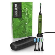 Smilesonic EX Green - Szczoteczka soniczna z 4 końcówkami w zestawie