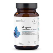 Aura Herbals - Magnez + Witamina B6 (P-5-P), kapsułki 60 szt.