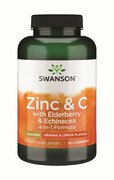 Immune Support (Cynk 15mg & C with Elderberry & Echinacea) 60 tabl.