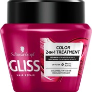 GLISS Ultimate Color 2-in-1 Treatment maska chroniąca kolor do włosów farbowanych tonowanych i rozjaśnianych 300ml (P1)
