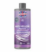 RONNEY Professional Silver Power Anti-Yellow Pigment Shmapoo szampon do włosów blond, rozjaśnianych i siwych 1000ml (P1)