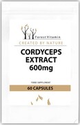 Forest Vitamin - Kordyceps 600mg 60 kapsułek
