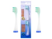 Panasonic końcówki EW0923 z delikatnym ząbkowanym włosiem - 2 sztuki - do szczoteczek sonicznych DL-40, EW1031, EW1035,