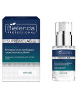 Bielenda Professional SupremeLab Men Line - Krem pod oczy nawilżająco-przeciwzmarszczkowy, 15 ml