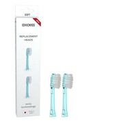 Końcówki do szczotki jonowej IonicKiss MIĘKKIE niebieskie 2szt