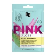 AA Aloes Pink intensywnie nawilżająca maska rozświetlająca na tkaninie 18ml (P1)