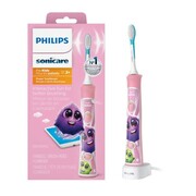 Philips Sonicare For Kids HX6352/42 Pink - Szczoteczka Soniczna dla dzieci 3+ z funkcją bluetooth