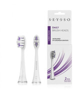 Seysso Carbon Daily - białe końcówki do szczoteczek sonicznych Seysso 2 szt.