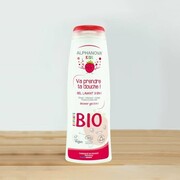 Alphanova Kids Bio, Żel 3 w 1 do ciała i włosów, Truskawka, 250 ml (E1)