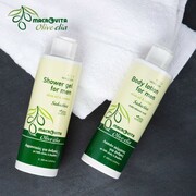 MACROVITA Olive.elia Seductive naturalne mleczko do ciała dla mężczyzn z bio-oliwą i bawełną 200ml