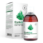 Cynkdrop – Cynk + B6 + B12 w płynie 500 ml Aura Herbals
