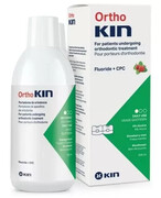KIN ORTHOKIN płyn do płukania jamy ustnej truskawkowo miętowy 500 ml