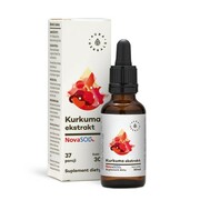 AURA HERBALS Kurkuma, ekstrakt NovaSOL, krople 30 ml