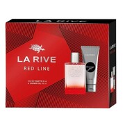 SET LA RIVE Red Line For Men EDT spray 90ml + SHOWER GEL 100ml (P1)