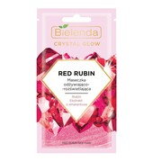 Bielenda Crystal Glow Red Rubin maseczka odżywiająco-rozświetlająca 8g (P1)