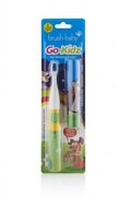 Brush-Baby Go-Kidz Electric Travel Toothbrush - podróżna szczoteczka soniczna z grafiką bobra dla dzieci