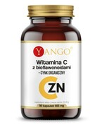 YANGO Witamina C z bioflawonoidami + Cynk organiczny (90 kaps.) (E1)