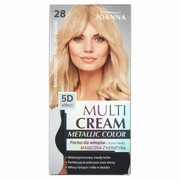 Joanna Multi Cream Metallic Color farba do włosów 28 Bardzo Jasny Perłowy Blond (P1)