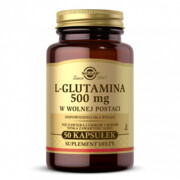 SOLGAR L-glutamina 500 mg 50 kapsułek