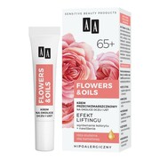 AA Flowers and Oils 65+ liftingujący krem przeciwzmarszczkowy na okolice oczu i ust 15ml (P1)