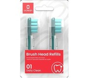 Oclean Daily Clean PW09 - Standardowe Wymienne Końcówki Zielone - 2 sztuki