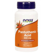 Pantothenic Acid - Kwas Pantotenowy (Witamina B5) 500 mg (100 kaps.)