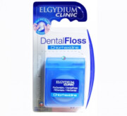 Elgydium DentalFloss Chlorhexidine 50 m - woskowana nić dentystyczna z antybakteryjną chlorheksydyną