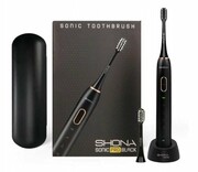 Szczoteczka Soniczna SHONA Pro Black 15 trybów pracy 2 końcówki