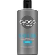Syoss Men Clean Cool Shampoo szampon do włosów normalnych i przetłuszczających się 440ml (P1)