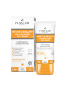 FLOSLEK- WHITE & BEAUTY Krem na dzień Anti-Aging zapobiegający przebarwieniom SPF 50+