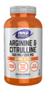 L-Arginine 500 mg + L-Citrulline 250 mg (240 kaps.)
