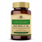SOLGAR Earth Source Koji Iron 27 mg - żelazo dla kobiet w ciąży 30 kapsułek