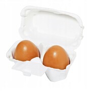 HOLIKA HOLIKA Smooth Egg Skin Red Clay Egg Soap mydło do twarzy z ekstraktem z czerwonej glinki 2x50g (P1)
