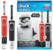 ORAL-B Star Wars FAMILY Pack - zestaw dwóch szczoteczek elektrycznych Kids Star Wars II + Vitality 100