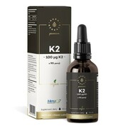AURA HERBALS Witamina K2 100 mcg PREMIUM Vegan MenaQ7® (50 ml)