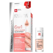 EVELINE Nail Therapy Professional 6w1 Care Colour odżywka do paznokci nadająca kolor Nude 5ml (P1)