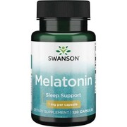 Swanson Melatonina 1mg (120 kaps.)