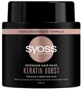 Syoss Intensive Hair Mask Keratin Boost intensywnie regenerująca maska do włosów bardzo łamliwych 500ml (P1)