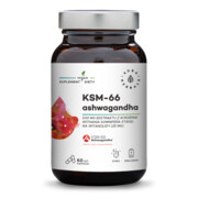 AURA HERBALS Ashwagandha KSM-66 Korzeń 500 mg (60 kaps.)