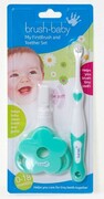BRUSH-BABY zestaw na ząbkowanie dla dzieci wieku 0-18 miesięcy