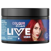 SCHWARZKOPF Live ColourCare 5 minutowa koloryzująca i pielęgnująca maska do włosów Ruby Red 150ml (P1)
