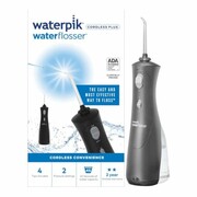 Waterpik WP- 462 Cordless Plus ULTRA - Irygator bezprzewodowy CZARNY 4 końcówki