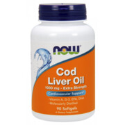 Cod Liver Oil Extra Strength - Tran 1000 mg (90 kaps.)