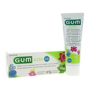 GUM KIDS - PASTA DO ZĘBÓW DLA DZIECI W WIEKU 2-6 LAT, 50 ML, SMAK TRUSKAWKOWY