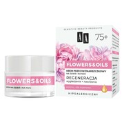 AA Flowers and Oils 75+ regenerujący krem przeciwzmarszczkowy na dzień i na noc 50ml (P1)