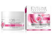 Eveline Cosmetics Róża Francuska wygładzający krem silnie przeciwzmarszczkowy dla cery wrażliwej i naczynkowej dzień/noc 50ml (P1)