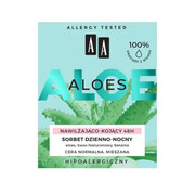 ALOES AA ALOES 100% aloe vera extract Sorbet dzienno-nocny 48h nawilżająco-kojący 50 ml