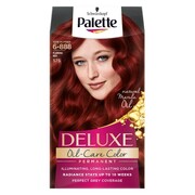 Palette Deluxe Oil-Care Color farba do włosów trwale koloryzująca z mikroolejkami 575 (6-888) Intensywna Czerwień (P1)