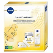 Nivea Q10 Anti-Wrinkle zestaw przeciwzmarszczkowy nawilżający krem na dzień 50ml + przeciwzmarszczkowy krem pod oczy 15ml (P1)