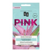 AA Aloes Pink oczyszczająco- nawilżająca maska musująca 2x4g